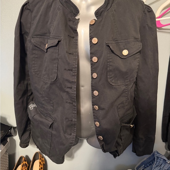 William Rast Jackets & Blazers - Women’s William Rast Black Military Style Jacket